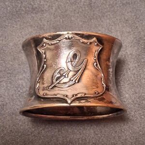 Antique Napkin Ring Silverplate K & Co